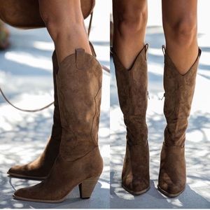 VICI faux suede boots